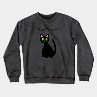 Cute Black Cat Crewneck Sweatshirt